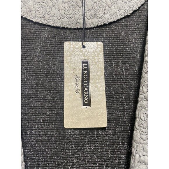 Lungo L'Arno Open Front Light Cardigan Jacket Long Sleeve Made In Italy Floral M - Picture 3 of 10